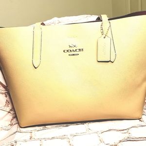 Coach Tote, Coach City Tote, Khaki Color, Shoulder Bag, Neutral, Large Tote
